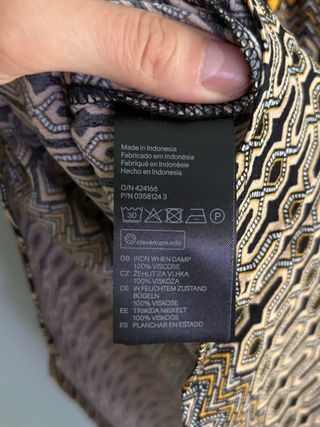 Maglietta H&M nera e gialla tg M