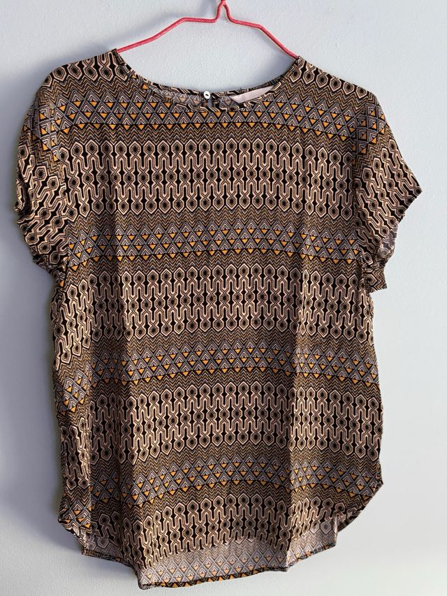 Maglietta H&M nera e gialla tg M