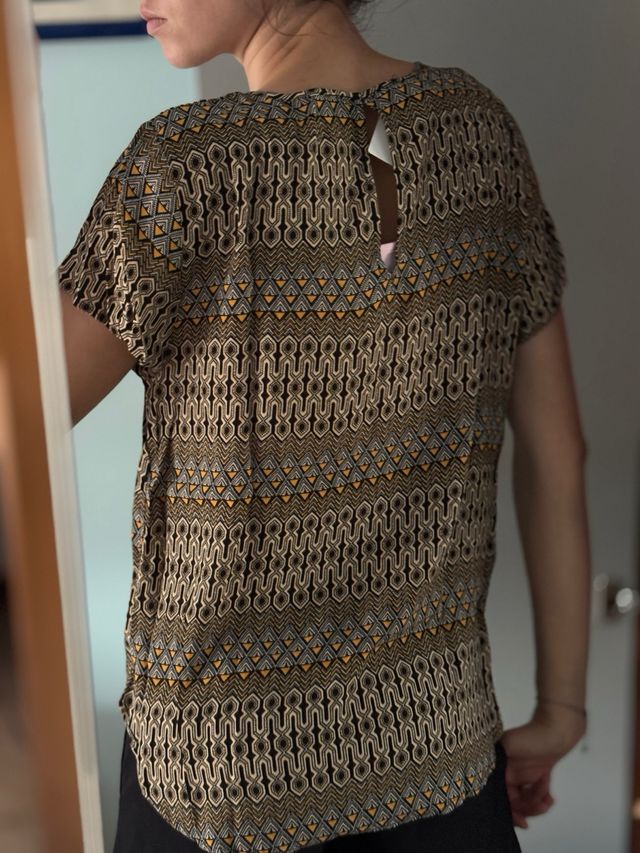 Maglietta H&M nera e gialla tg M