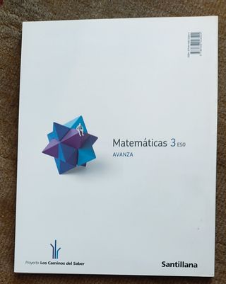 Libro MATEMATICAS 3 ESOSantillana 