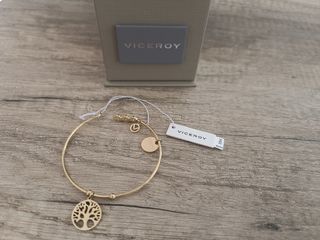 Pulsera VICEROY acero dorada árbol de la vida 