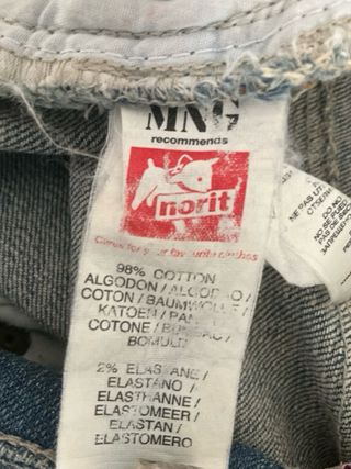 T34 MNGjeans MANGO Falda vaquera acampanada azul 