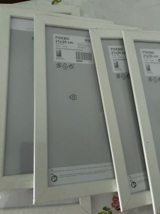 Marcos FISKBO blancos 30x40 y 21x30