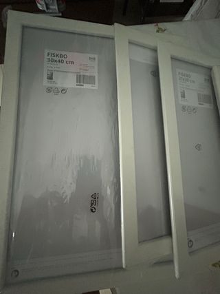 Marcos FISKBO blancos 30x40 y 21x30