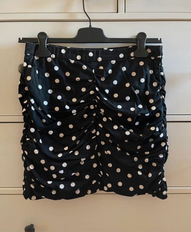 Mini Falda lunares Blanco&Negro