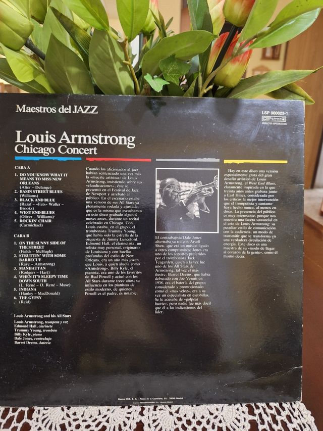 Louis Armstrong - Concerto di Chicago LP