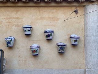 24 Macetas Cerámica Pintadas a mano