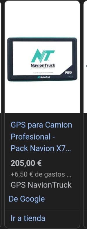 NavionTruck GPS para camión