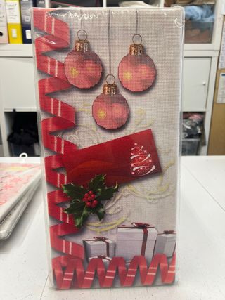 Quadro ricamo Natale