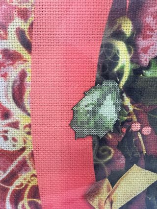 Quadro Natale Punto Croce