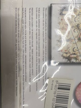 Quadro Natale Punto Croce