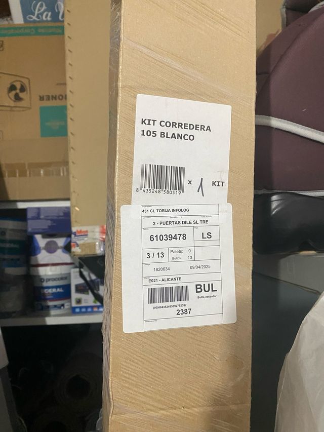 Kit Corredera 105 Blanco Leroy Merlin