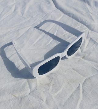 Gafas sol blancas - rectangulares
