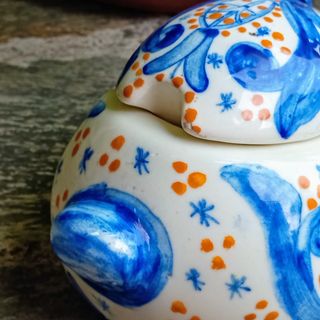 Coniglio salsiera  ceramica  Spagnola vintage 