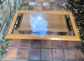 Mesa elevable cristal 