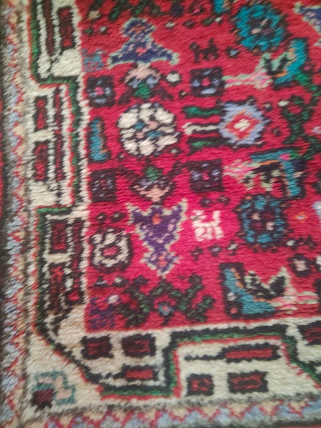 Tappeti persiani vintage rosso