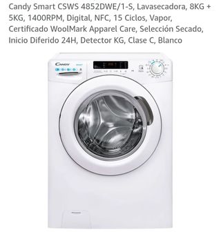 Lavadora-secadora Candy Smart 8kg