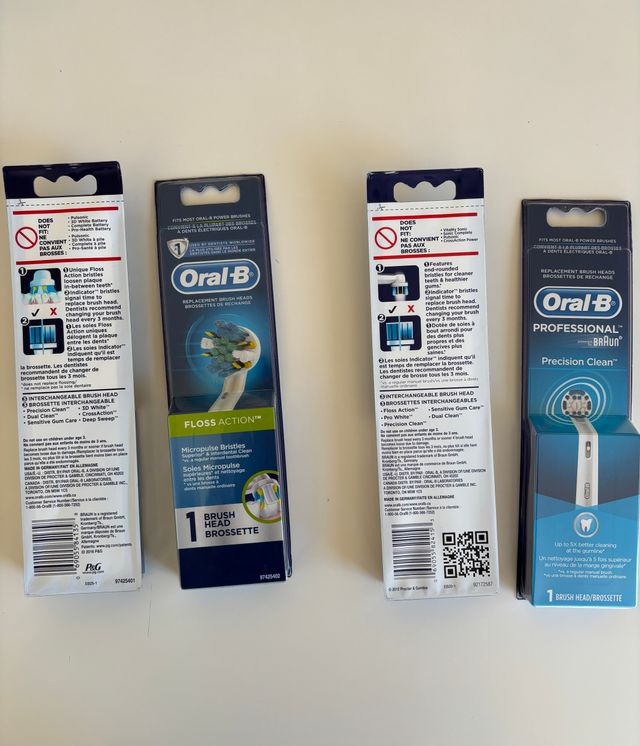 4 Cepillos Oral-B: Precision Clean + Floss Action