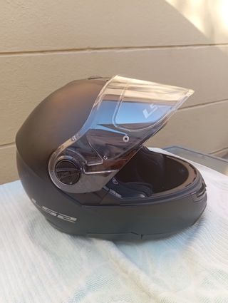 Casco LS2 Moto Negro Mate