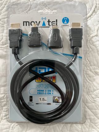 Cable HDMI 3 en 1 Movatel 1.5m