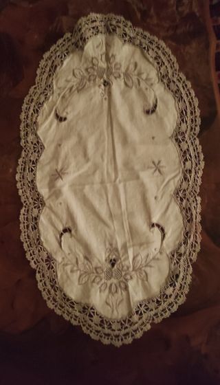 Centrini vintage beige (2pz)