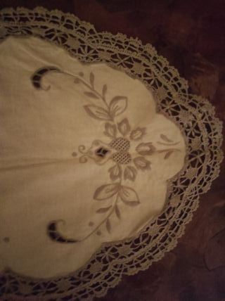 Centrini vintage beige (2pz)