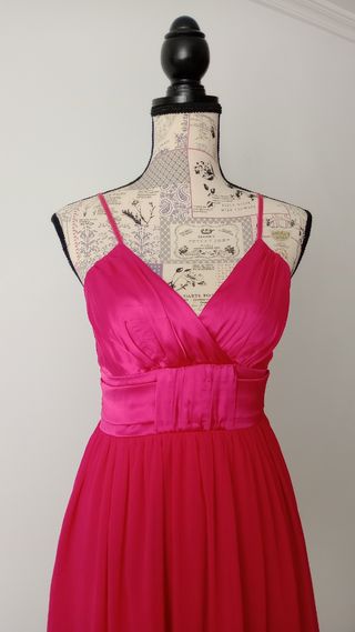 Vestido rosa  fucsia fiesta talla S