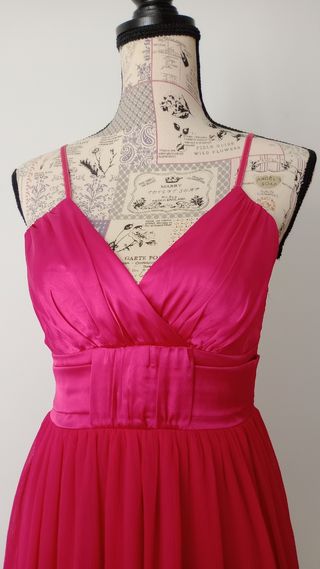 Vestido rosa  fucsia fiesta talla S