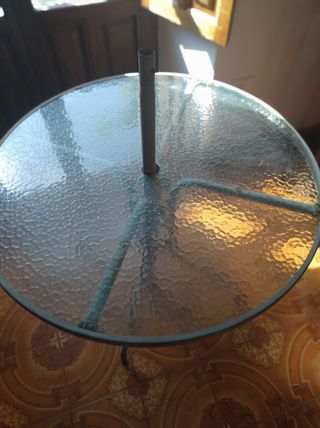 Tavolo rotondo in vetro temperato - Giardino