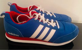 Zapatillas Adidas azules y rojas - 44.5