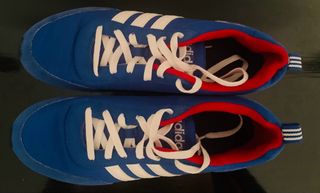 Zapatillas Adidas azules y rojas - 44.5