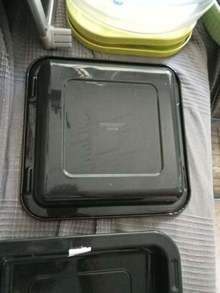 2 Bandejas para Horno - 26,5x26,5x4cm