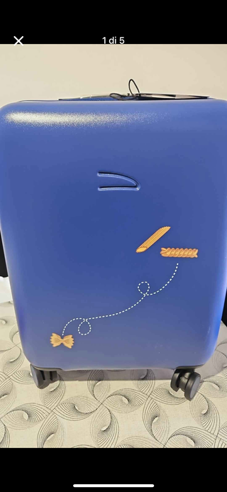 Trolley Barilla - Valigia blu