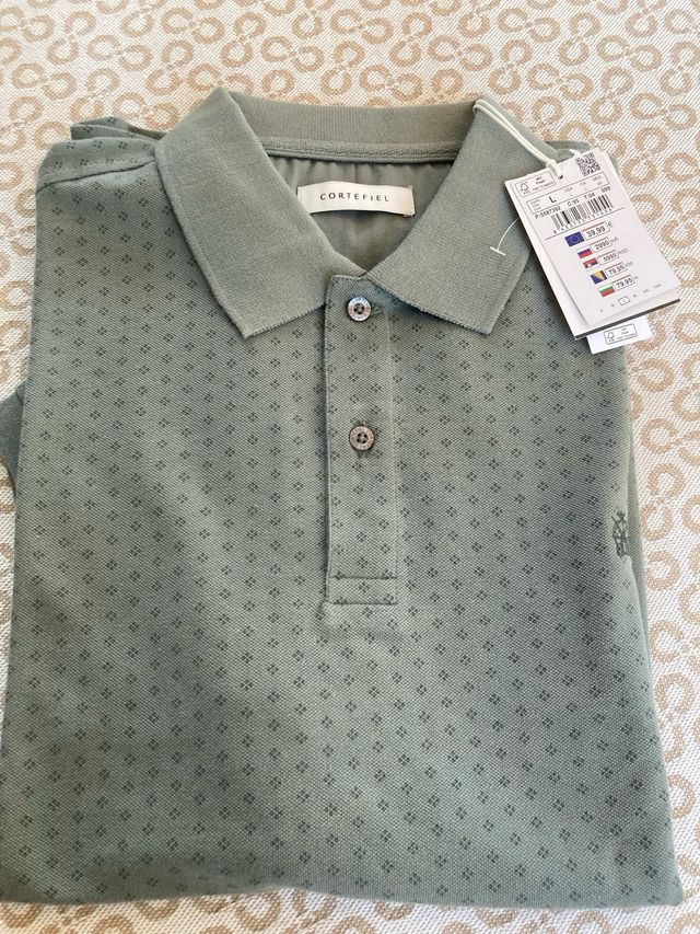 Polo Cortefiel verde L