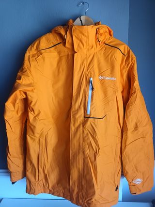 Chaqueta Columbia impermeable naranja