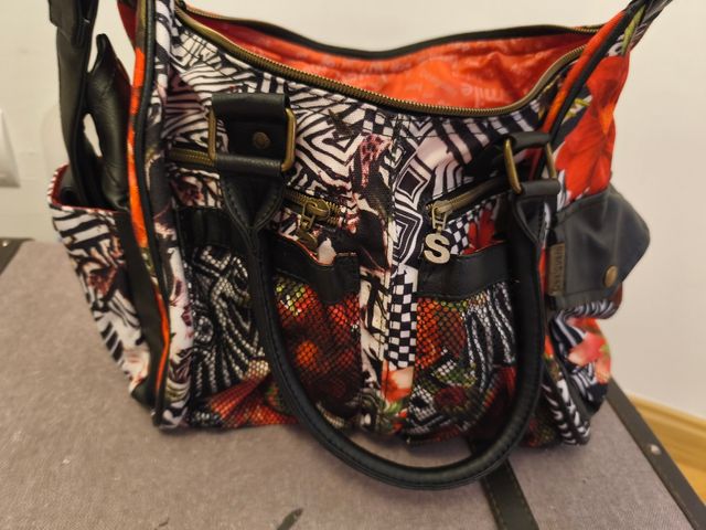 Bolso Desigual - Rojo y Negro