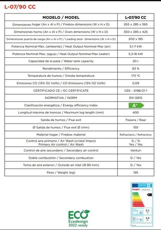 Fogao Hergom L07/90 CC SE - 517140
