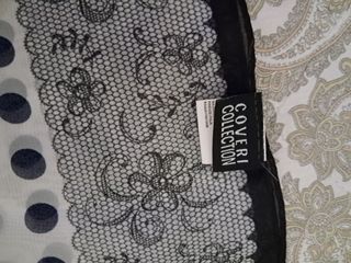 Foulard Enrico Coveri - bianco e nero