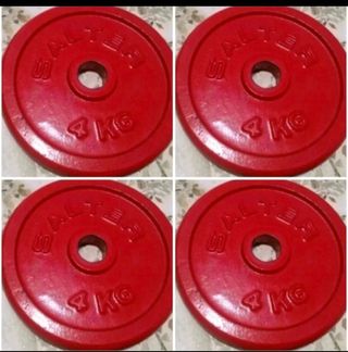 PESAS 4 DISCOS SALTER DE 4KG DE 30MM