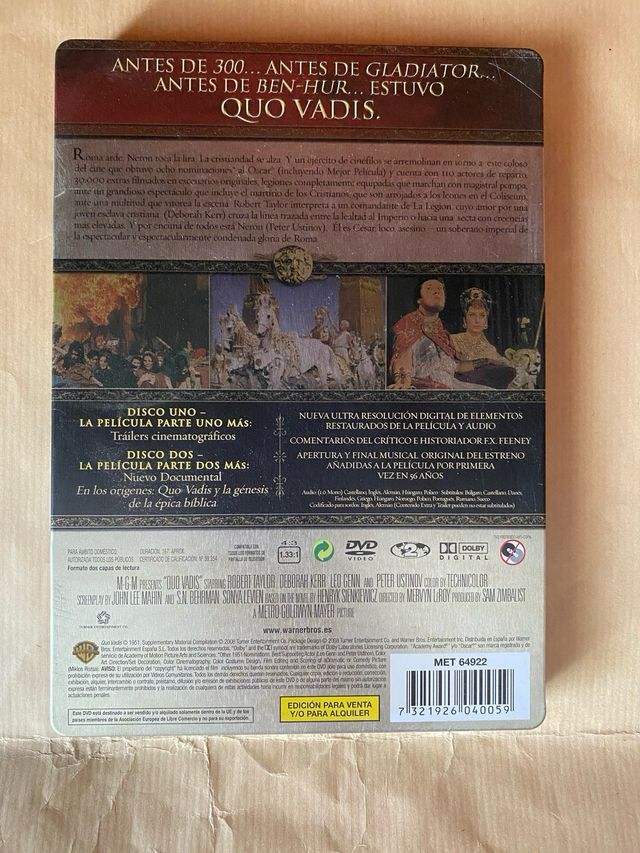 Quo Vadis edicion coleccionista 2DVD