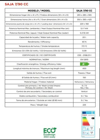 Fogao HERGOM SAJA 7/90 CC SE 917504