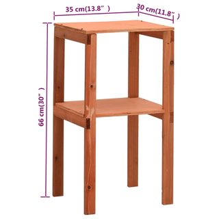 vidaXL Caseta para herramientas de jardín abeto