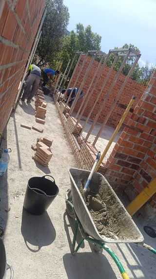 Construcción de obra vista