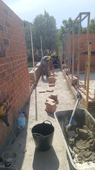 Construcción de obra vista