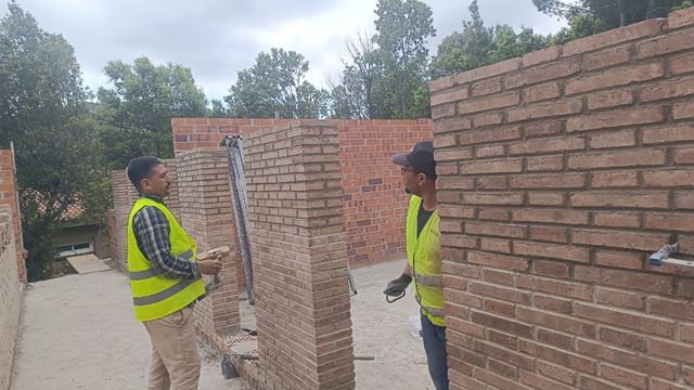 Construcción de obra vista