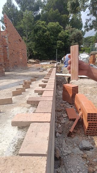 Construcción de obra vista