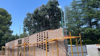 Construcción de obra vista