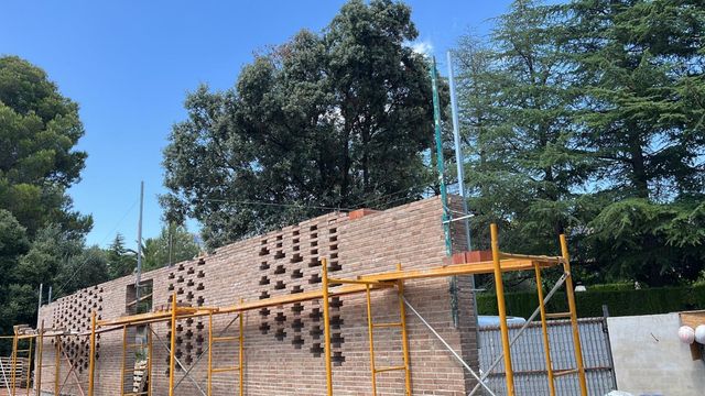 Construcción de obra vista