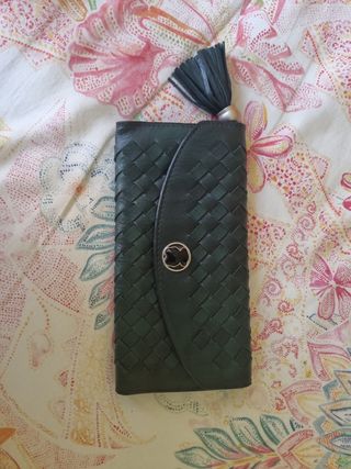 Cartera Tous verde - Tejida