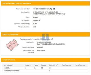 Piso en venta en Can Calders - Mas Lluí - Roses Castellbell en Sant Feliu de Llobregat